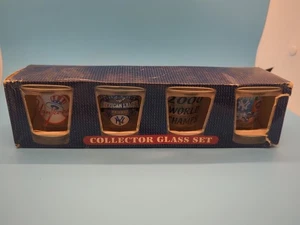 Set 4 bicchieri da tiro New York Yankees da collezione vintage 2000 - Foto 1 di 6