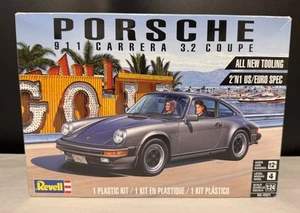 Revell Porsche 911 Carrera 3.2 Coupe Plastic Model Kit 85-4521 US/EUR Spec 1\24 - Picture 1 of 6