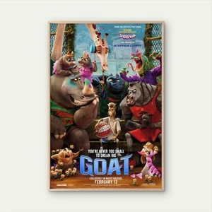 GOAT (2026)  LAMINATED PREMIUM MOVIE POSTER FILM PRINT HIGH QUALITY - Picture 1 of 4
