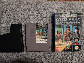 WWF Wrestlemania Steel Cage Challenge NES Cartridge CIB UKV PAL WORKING good