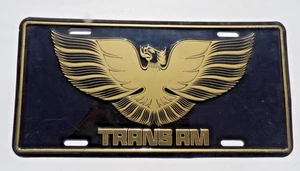 Letrero de metal publicitario vintage TRANS AM GOLD EAGLE SMOKEY BANDIT matrícula - Imagen 1 de 3