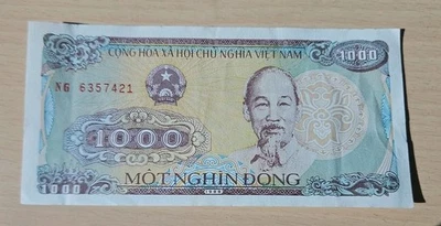 1988 Vietnam 1000 Dong Note - Image 1 of 2