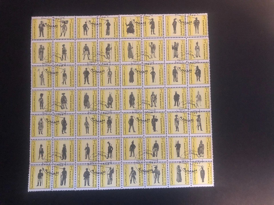 Ajman - 1972 - Miltary History Multiple - Б/у Отменен на Заказ - Изображение 1 из 1