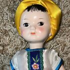 Vintage Traditional Chinese Folk Doll National Costume 8 1/2? Girl