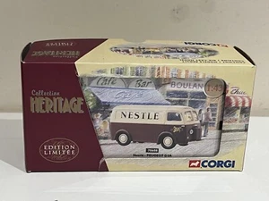 Corgi 1:50 Heritage Collection Nestle Peugeot D3A Van Diecast Model Boxed RARE - Picture 1 of 4