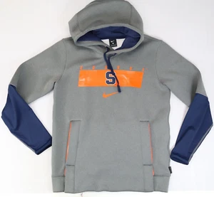 Syracuse Orange Basketball Mens Hoodie Nike Elite Therma-Fit Gray Size S Thick - Picture 1 of 7