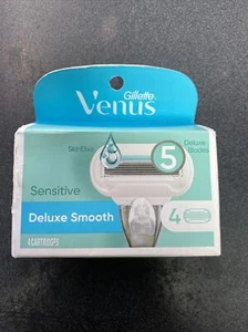 NEU Gillette Venus Sensitive Deluxe Smooth 4 Kartuschen mit 5 Klingen - Bild 1 von 2