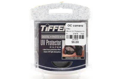 New Old Stock Tiffen 28mm UV Protector Filter with Case #37878 - Image 1 of 4