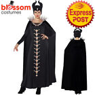 EY32 Deluxe Maleficent Evil Queen Halloween Fancy Dress Christening Gown Costume