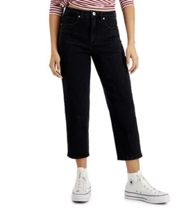 Style & Co. Women's Highrise Vintage Straight Mom Jean Washed Black - Picture 1 of 19