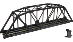 Atlas N Scale ~ New 2024 ~ Code 80 ~ Through Truss Bridge Kit 10″ Black ~ 2570 - Picture 1 of 2