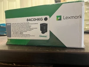 Genuine Lexmark 84C0HKG Black Extra HY Toner Cartridge 25,000 Ph Yield SEALED - Photo 1/2