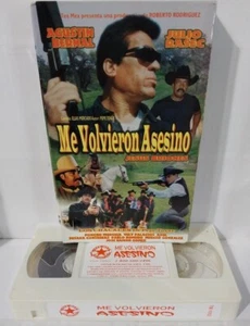 Me Volvieron Asesino Jesus Briones Agustin Bernal Julio Rasec (VHS Spanish) - Imagen 1 de 5