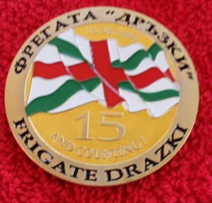 MONEDA DESAFÍO DRAZKI FRAGATA MARINA BÚLGARA USCG USMC MARINA DE EE. UU. - Imagen 1 de 2