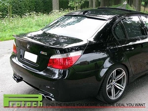 Painted AC Trunk Wing Roof Spoiler Lip 2004-2010 BMW E60 525i 528i 535i 550i 4Dr - Foto 1 di 3