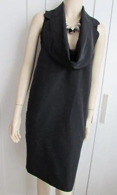 Carven Dress Black  Sleeveless Cowl Neck Size 38 - Image 1 of 4