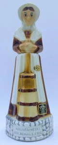 Vintage Ezra Brooks Collectible Decanter - WV Mountaineer Woman Churning Butter - Picture 1 of 12