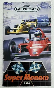 Super Monaco GP (Genesis, 1990) manual de instrucciones SOLAMENTE - Imagen 1 de 2