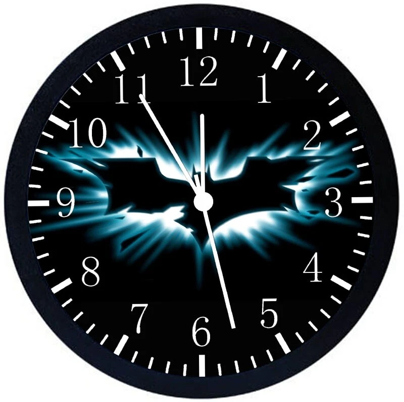 Batman Wall Clock 12" Large Personalized option with adding names E164 - Image 1 of 4