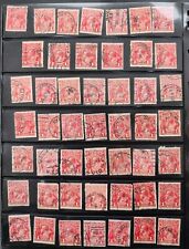 Australia KGV Head 1d Red Postmark interest Used *Price for 1 stamp*
