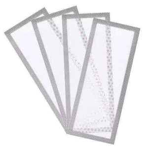 4"x10" Magnetic Vent Cover 4pcs Floor Wall Air Registers Screen Mesh WHITE New - Picture 1 of 2