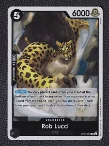 2024 One Piece TCG ROB LUCCI Rare 500 Years in the Future OP-07 093 ENGLISH - Picture 1 of 1