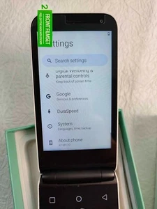 ALT MIVE Style Folder AT-M120 32GB Unlocked Android LTE/3G - Black/White Google - Afbeelding 1 van 26