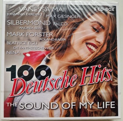 100 Deutsche Hits The Sound of my Life, 5 CD's, 100 Songs, NEU/OVP - Bild 1 von 2