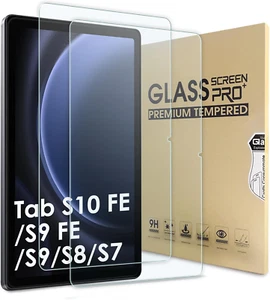 2 Pack Screen Protector Compatible with Samsung Galaxy Tab S10 FE / S9 FE / S9 / - Picture 1 of 6