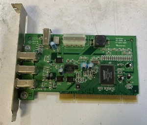 Actiontec PF400L Firewire IEEE 1394 4-Port PCI Card 03-0365-3A 47-0045-0QAX -Q6E - Picture 1 of 4
