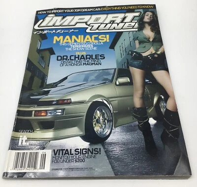 Import Tuner Magazine June 2005 #75 AE86 Maniac! Nissan SR20 S14 Supra CRX - Image 1 of 4
