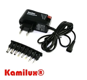 LED Universal-Netzgerät Steckernetzgerät 3-12V regelbar, Kurzschlussfest Kamilux - Bild 1 von 1