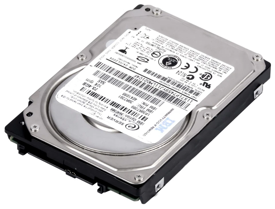 Hard Drive IBM 39R7391 40K1088 73GB 10K 8MB SAS 2.5'' MAY2073RC - Image 1 of 3