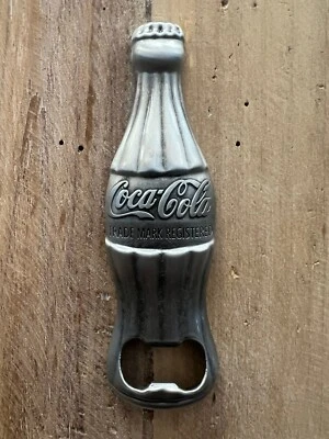Coca Cola Metal Magnetic Bottle Opener 6" x 1.5" - Image 1 of 3