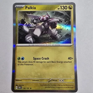 Juego de cartas coleccionables Pokémon Palkia 135/191 Holo Raro Surging Sparks - Imagen 1 de 2