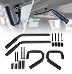 Xprite Black Aluminum Front & Rear Steel Grab Bar Handle Kit for 2007-2018 Je... - Bild 1 von 6