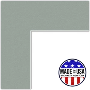ArtToFrames Custom Green Silverpine Picture Photo Frame Mat Matting Board LG - Picture 1 of 157
