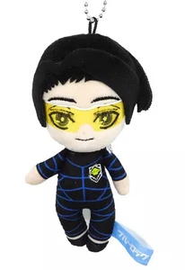 Juguete de peluche comercial Blue Lock Yukimiya Kenyu muñeca coleccionable suave de 4,7" usado - Imagen 1 de 1