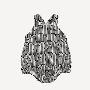 Kate Quinn Negro Arco Iris Country Burbuja Talla 18-24 Meses Nuevo Algodón Orgánico  - Imagen 1 de 4