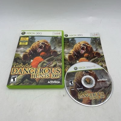 Cabela's Dangerous Hunts 2009 Xbox 360 Complete CIB Tested & Working - Image 1 of 4