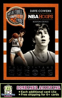 2013-14 Hoops Hall of Fame Heroes #9 Dave Cowens Boston Celtics - Image 1 of 2