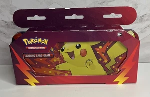 Pokemon TCG Supplies Back 2 School PIKACHU PENCIL CASE (1 Tin & 2 Booster Packs) - Picture 1 of 2