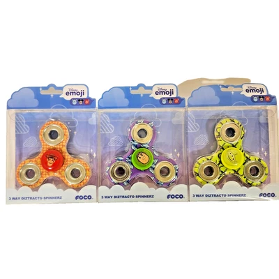 Disney Toy Story 3 Way Diztracto Fidget Spinner Hand Spinner Toy 3 Pack set - Image 1 of 4