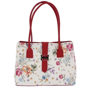 Bolso de hombro italiano de cuero genuino Fioretta para mujer - Imagen 1 de 7