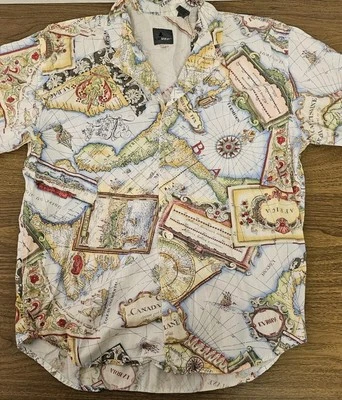 VTG 1990's LIZ CLAIBORNE LIZWEAR TRAVEL BLOUSE SHIRT SIZE SMALL M - Image 1 of 4