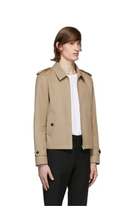 Chaqueta Saint Laurent Doble Cara Beige Algodón Gabardina - 46 y 48 - Nueva con Etiquetas, £2,285 - Imagen 1 de 17