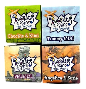 Lotto di 4 orologi CHATBACK NUOVI VINTAGE ~ RUGRATS IN PARIS ~ Burger King ~ 2000 - Foto 1 di 10