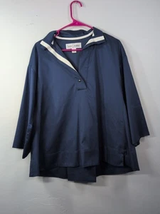 Oversize-Bluse Sara Campbell Blau XS 3/4 Arm - Bild 1 von 8