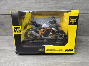 1/12 KTM 1290 Super Duke R Diecast Motocicleta Deporte Carreras Modelo Niños Coleccionistas - Imagen 1 de 11