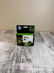 New! GENUINE Original HP 952XL High Yield black Ink Cartridge Exp: 2020 SEALED - Picture 1 of 5